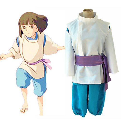 

Inspired by Spirited Away Nigihayami Kohakunushi Anime Cosplay Costumes Japanese Cosplay Suits Coat Pants Underwear For Men's Women's / Belt