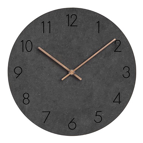 

Modern Contemporary / Fashion Wooden Round Classic Theme Indoor Battery Decoration Wall Clock Digital Wood Yes