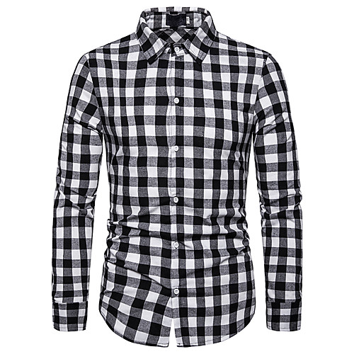 

Men's Daily Basic Shirt - Color Block Black