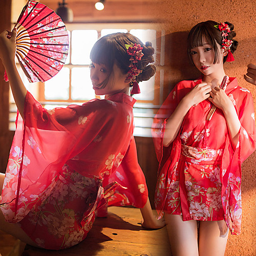фото Жен. косплей взрослые секси lady косплэй kостюмы маскарад кимоно кимоно пальто Lightinthebox