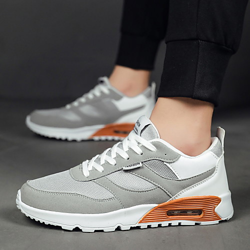 

Men's Mesh Spring & Summer / Fall & Winter Sporty / Preppy Athletic Shoes Walking Shoes Breathable Light Red / Blue / Black