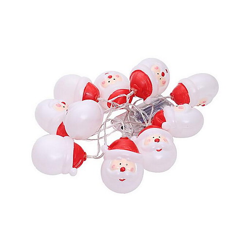 

3m Cartoon Santa String Lights 20 LEDs Warm White Christmas Party Decorative 3 V 1 set