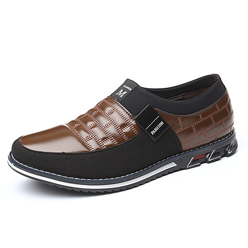 

Men's Leather Shoes Leather / Cowhide Spring & Summer / Fall & Winter Casual / Preppy Loafers & Slip-Ons Breathable Black / Brown / Blue