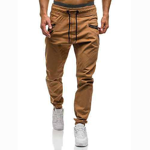 

Men's Basic Chinos Pants - Camouflage Khaki Black Gray US36 / UK36 / EU44 US38 / UK38 / EU46 US40 / UK40 / EU48