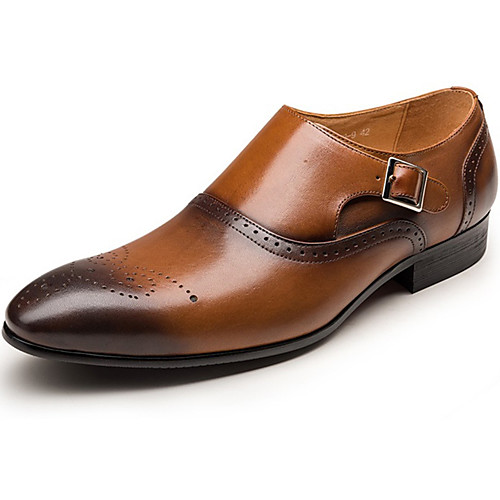 

Men's Bullock Shoes Faux Leather Spring & Summer / Fall & Winter Business / Casual Loafers & Slip-Ons Breathable Black / Brown
