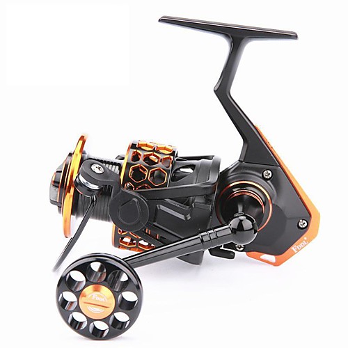 

Fishing Reel Spinning Reel 5.2:1 Gear Ratio14 Ball Bearings Hand Orientation Exchangable Sea Fishing