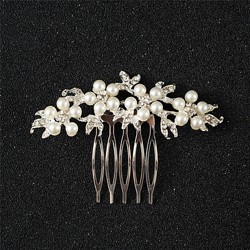 

Сплав с Жемчужная отделка / Crystal / Rhinestone / Цветы 1 шт. Свадьба Заставка