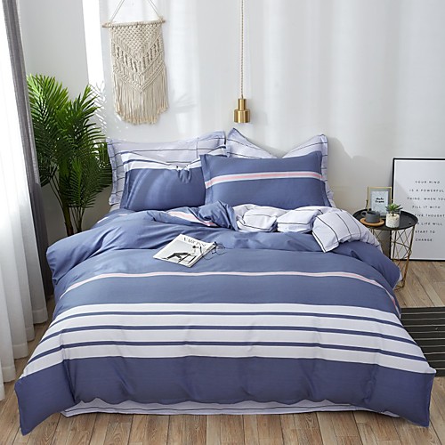 

Пододеяльник наборы Stripes / Рябь Хлопок Стеганая 4 предметаBedding Sets