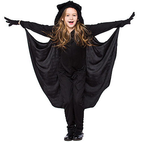 фото Bats товары для хэллоуина детские мальчики хэллоуин хэллоуин фестиваль / праздник вязанная черный карнавальные костюмы / перчатки / костюмы кошки Lightinthebox