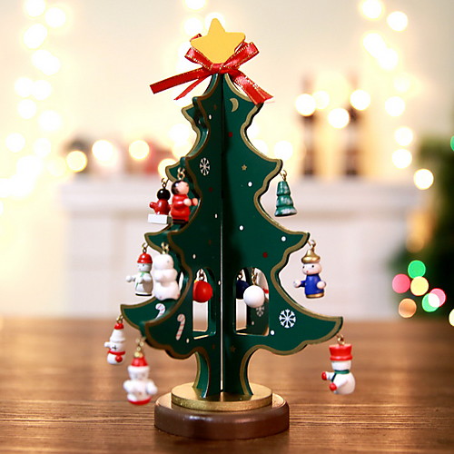

Рождественские украшения Новогодняя ёлка деревянный Рождественская елка Оригинальные Рождественские украшения