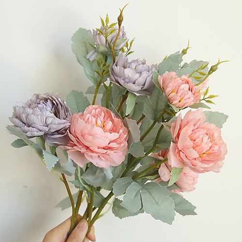 

Artificial Flower Fabric Classical Tabletop Flower 1
