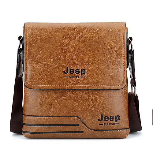 

Муж. Молнии PU Портфель Сплошной цвет Черный / Коричневый / Темно-коричневый