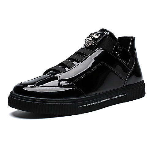 

Men's Comfort Shoes PU Fall & Winter Casual Sneakers Black / Gray