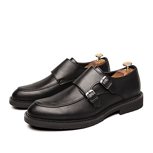 

Men's Formal Shoes Nappa Leather Spring & Summer / Fall & Winter British Loafers & Slip-Ons Non-slipping Black / Brown / Party & Evening