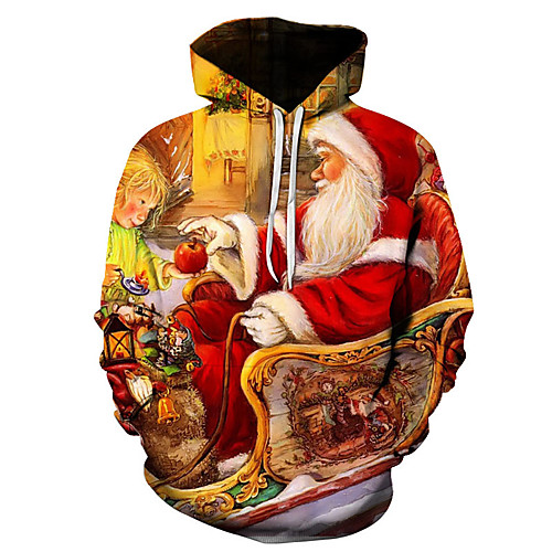 

Men's Christmas Hoodie - 3D Rainbow US32 / UK32 / EU40