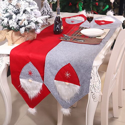 

Рождество скатерти бегунов кухня моющиеся обеденный стол коврики xams праздничные украшения navidad украшения дома