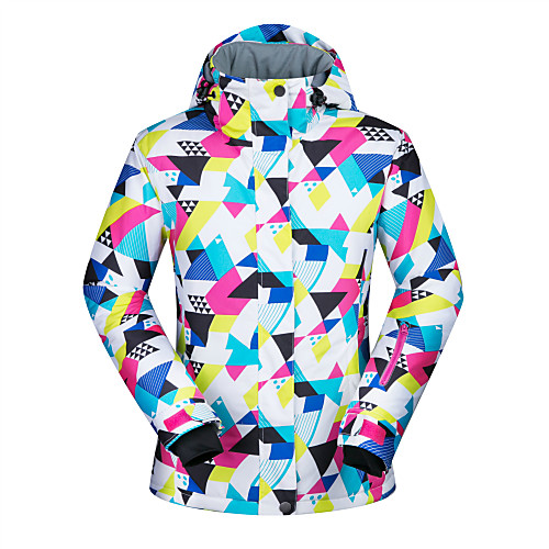 

Women's Ski Jacket Skiing Snowboarding Winter Sports Thermal / Warm Windproof Space Cotton Windbreaker Warm Top Ski Wear