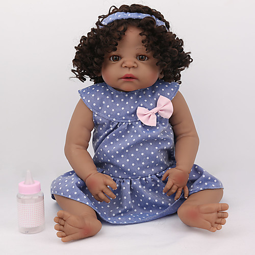 

NPK DOLL Reborn Doll Reborn Toddler Doll Baby Boy Baby Girl 22 inch Silicone - Safety Gift Cute Kid's Unisex / Girls' Toy Gift
