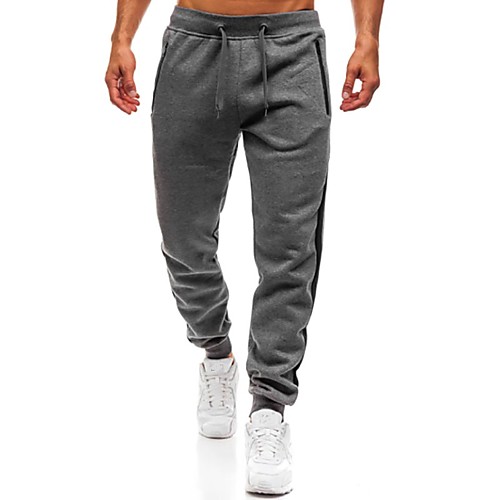 

Men's Basic Sweatpants Pants - Solid Colored Black Light gray Dark Gray US32 / UK32 / EU40 US34 / UK34 / EU42 US36 / UK36 / EU44