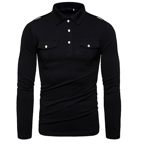 

Муж. Polo Однотонный Черный