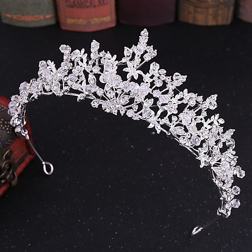 

Стразы / Сплав Диадемы с Crystal / Rhinestone 1 шт. Свадьба Заставка