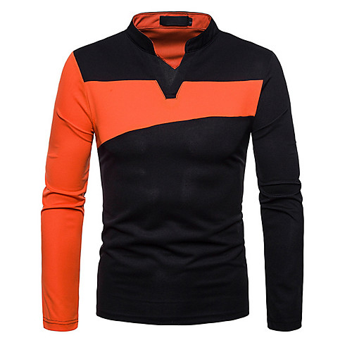 

Men's Daily Polo - Color Block Black