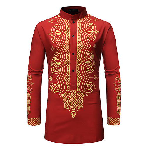 

Men's Daily Tunic - Geometric Black