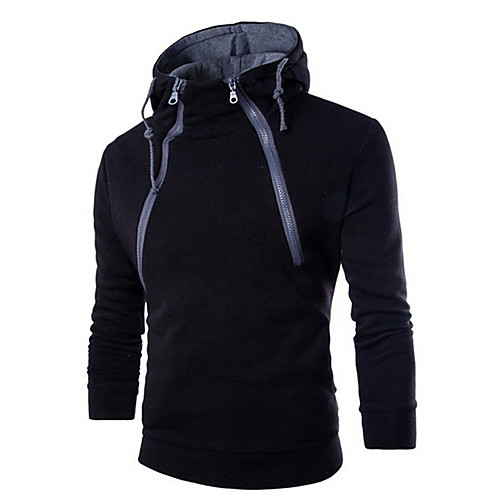 

Men's Basic Hoodie - Solid Colored Black US32 / UK32 / EU40