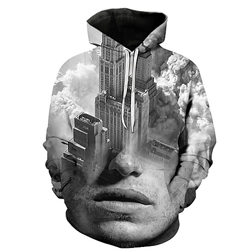

Муж. Классический Толстовка - 3D