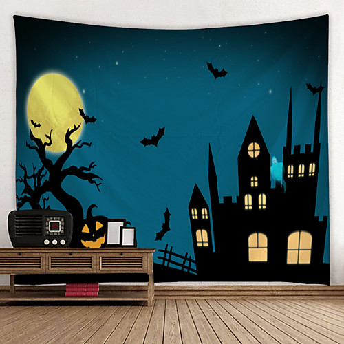 

Classic Halloween Wall Decor 100% Polyester Modern Wall Art, Wall Tapestries Decoration