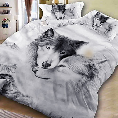 

Duvet Cover Sets 3D Polyester / Polyamide Printed 3 PieceBedding Sets