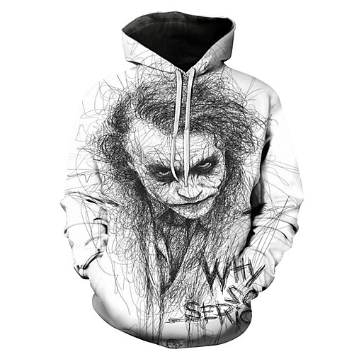 

Men's Basic Hoodie - 3D White US32 / UK32 / EU40