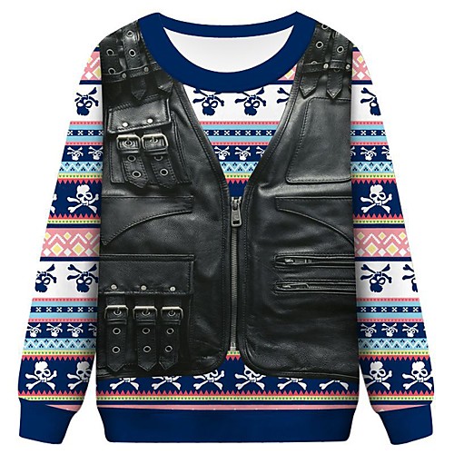 

Men's Basic Sweatshirt - 3D Black US32 / UK32 / EU40