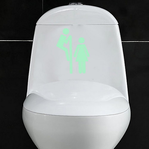 

Наклейки для туалета - Простые наклейки Геометрия Ванная комната / В помещении