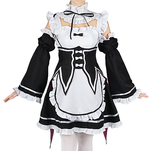 

Inspired by Re:Zero Starting Life in Another World kara hajimeru isekai seikatsu Rem Anime Cosplay Costumes Japanese Cosplay Suits Skirt Sleeves Scarf For Women's / Headwear / Headwear