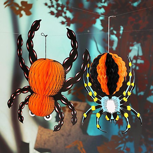 

Хэллоуин бумага висит паук дизайн аксессуары ночь висячие украшения для вечеринки Хэллоуин украшения