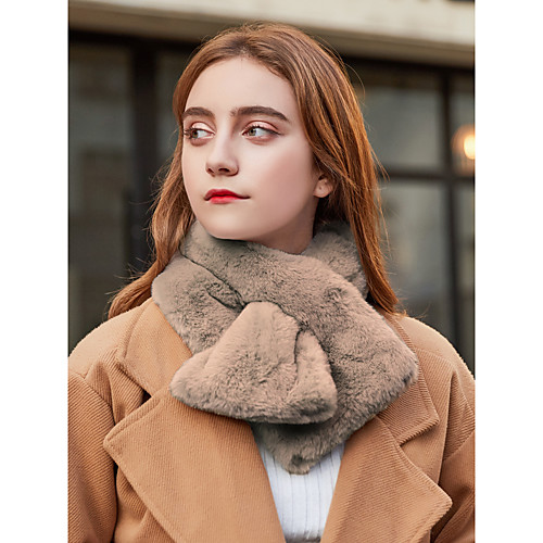 

Women's Active / Basic / Cute Rectangle Scarf - Solid Colored