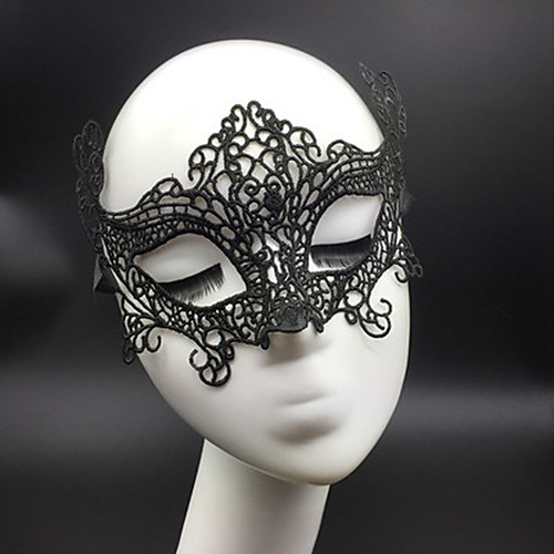 фото Маски на хэллоуин кружевная маска для вечеринок новинки кружева ужасы жен. Lightinthebox