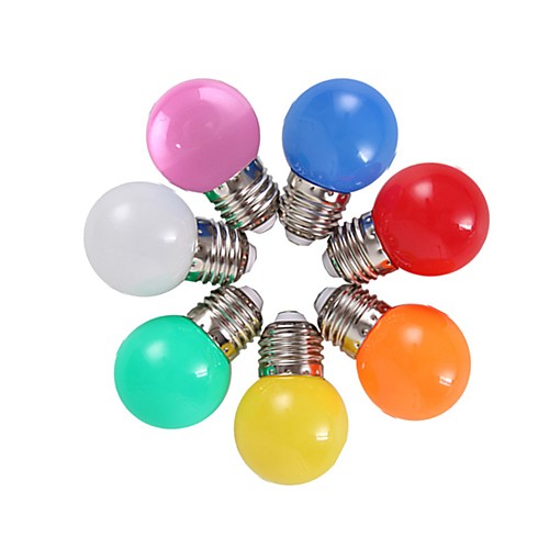 

Цветные E27 2 Вт энергосберегающие 6 светодиодные лампочки глобус лампы DIY 6 цвет яркий