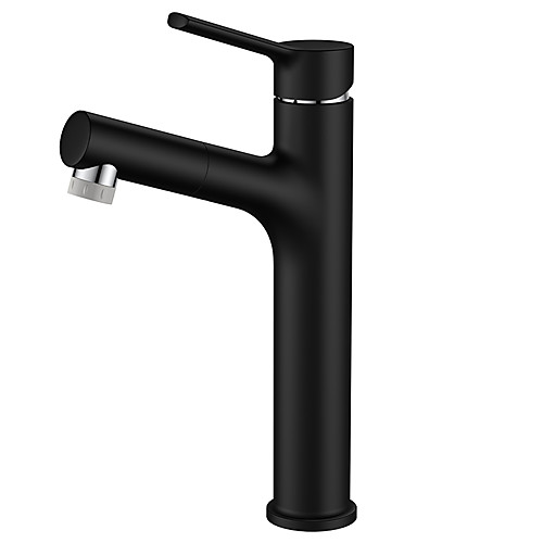 

Ванная раковина кран - Вытяжная лейка черный Свободно стоящий Одной ручкой одно отверстиеBath Taps