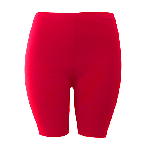 

Women's High Waist Running Shorts Running Under Shorts Sports Shorts Running Fitness Soft Push Up Butt Lift Plus Size Solid Colored Black Light Red Gray / Stretchy