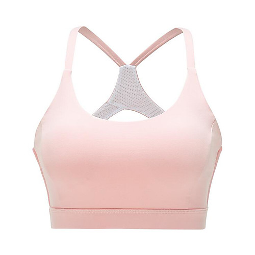 

Women's Sports Bra Top Sports Bra Bra Top Wirefree Yoga Running Exercise & Fitness Breathable High Impact Sweat-wicking Padded Medium Support Black White Pink