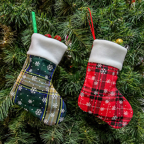 

Рождество зеленый красный носок орнамент елки украшения елочные украшения праздник орнамент