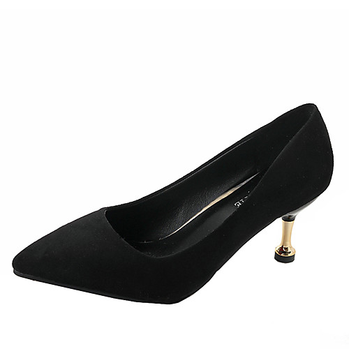 

Women's Heels Stiletto Heel Pointed Toe PU Minimalism Spring / Fall & Winter Black / Yellow / Red / Wedding / Party & Evening