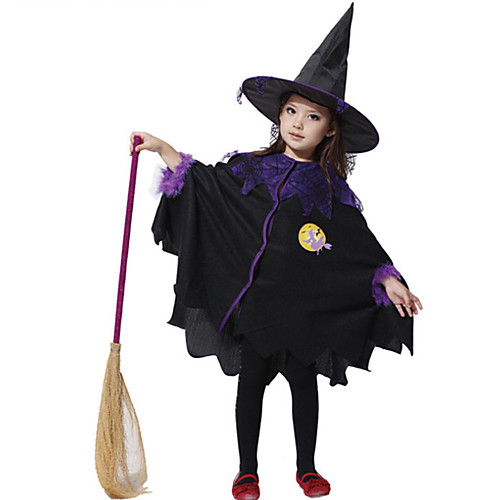 фото Ведьма метлы для ведьм товары для хэллоуина девочки косплей из фильмов косплей хэллоуин золотой / серебряный / красный шест хэллоуин карнавал маскарад ткань пластик Lightinthebox