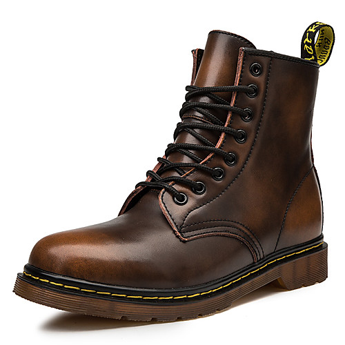

Муж. Fashion Boots Кожа Зима / Наступила зима Классика / Винтаж Ботинки Сохраняет тепло Ботинки Черный / Коричневый / Винный