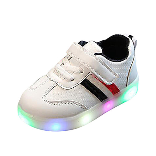 

Girls' LED / LED Shoes PU Sneakers Little Kids(4-7ys) / Big Kids(7years ) Walking Shoes LED Black / Green / Red Spring / Summer / Rubber