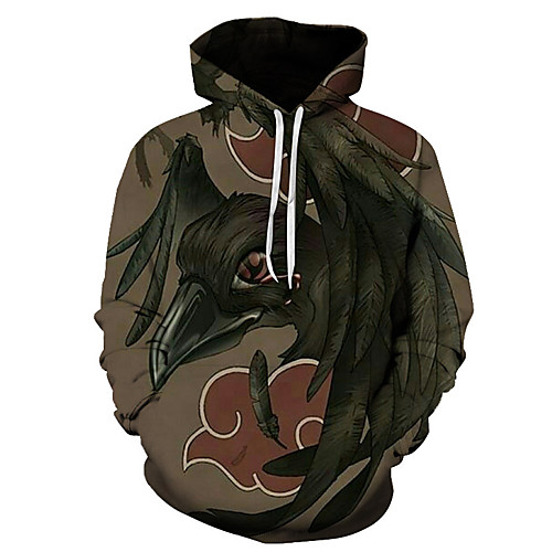 

Men's Casual Hoodie - 3D Brown US32 / UK32 / EU40