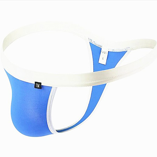 

Men's Basic G-string Underwear - Asian Size 1 Piece Low Waist Black Blushing Pink Blue M L XL