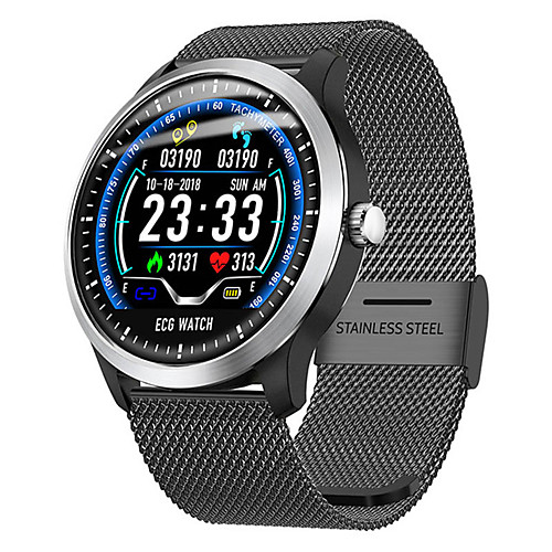 

N58 Unisex Smartwatch Android iOS Bluetooth Waterproof Heart Rate Monitor Blood Pressure Measurement Distance Tracking Information ECGPPG Pedometer Call Reminder Activity Tracker Sleep Tracker
